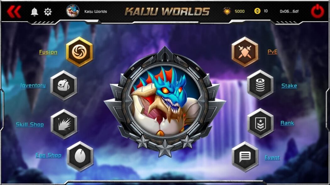 Choosing characteristics of a character in the game Kaiju Worlds