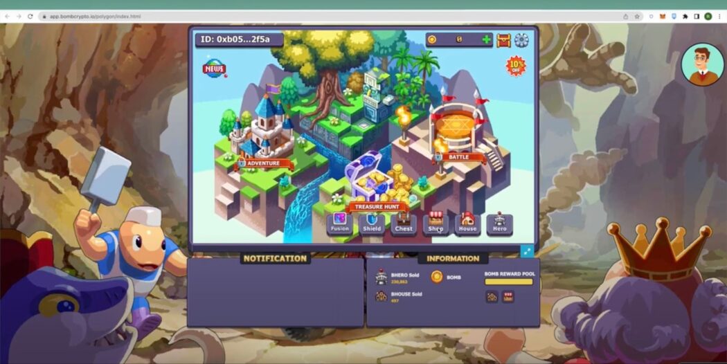 Project game page