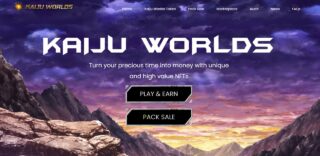 Kaiju Worlds main menu with play button